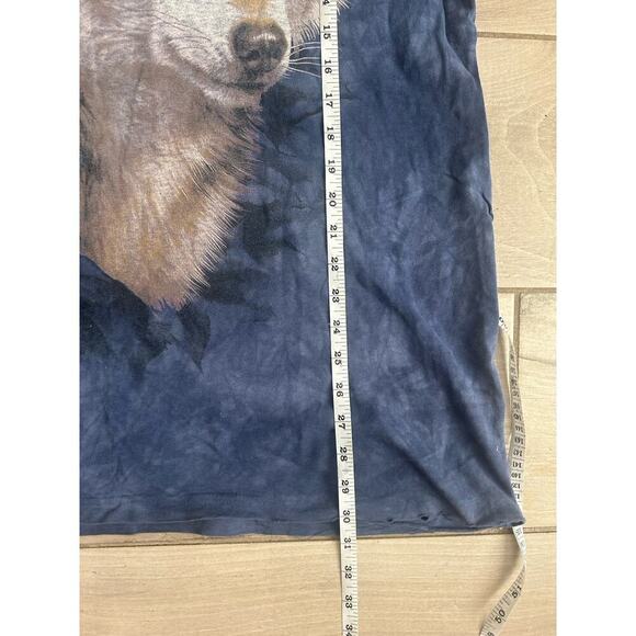 Vintage Navy Tie Dye The Mountain Wild & Mountain Graphic Tee XL ? - Picture 4 of 4